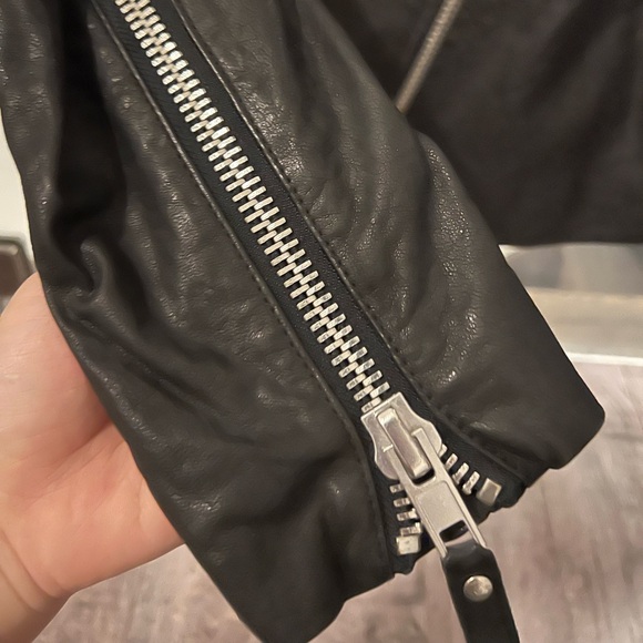 NEW! Line Genuine Leather Jacket - Picture 4 of 6